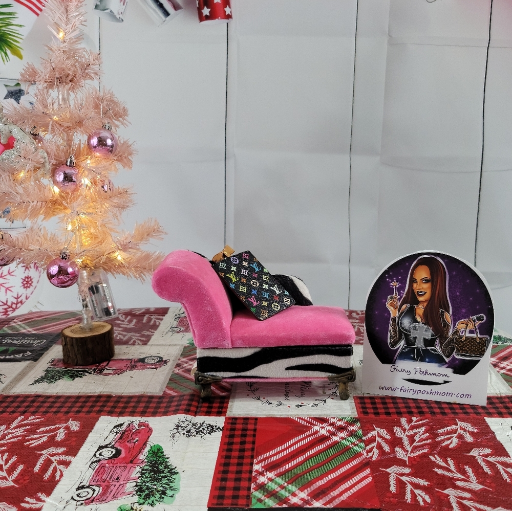 Louis Vuitton Murakami Noir Monogram Mirror and Case Authentic